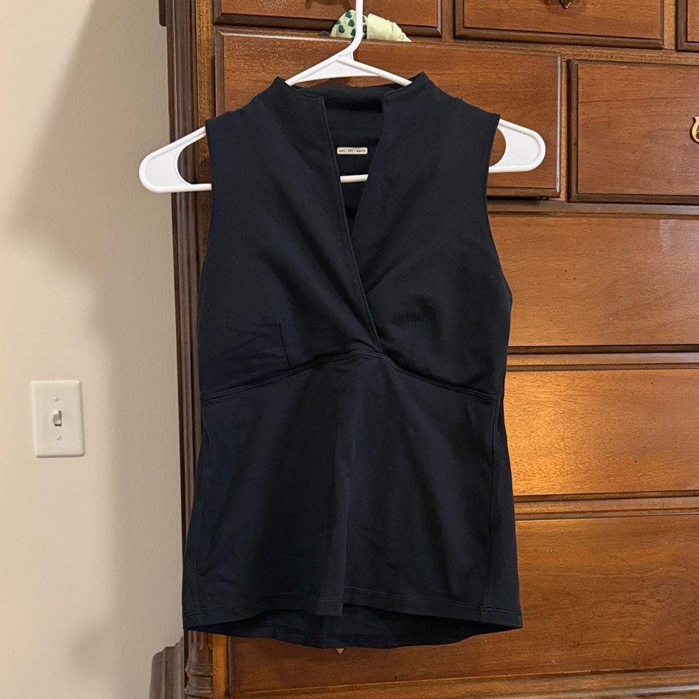 Vintage lululemon Sleeveless Black V-Neck with Padding